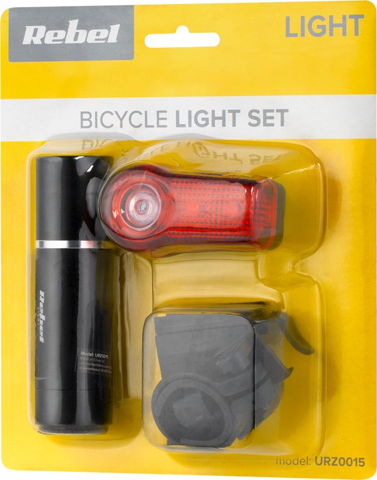 Rebel - LED Fietsverlichting Set - Lamp Voor en Achter - Waterdicht — afbeelding 4