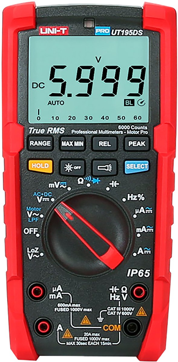 Uni-T PRO UT195M - Multimeter - True RMS - Solid Constructie