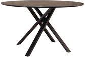 Eettafel rond Ronsi Antoinette zwart 140cm ronde tafel MDF eetkamertafel