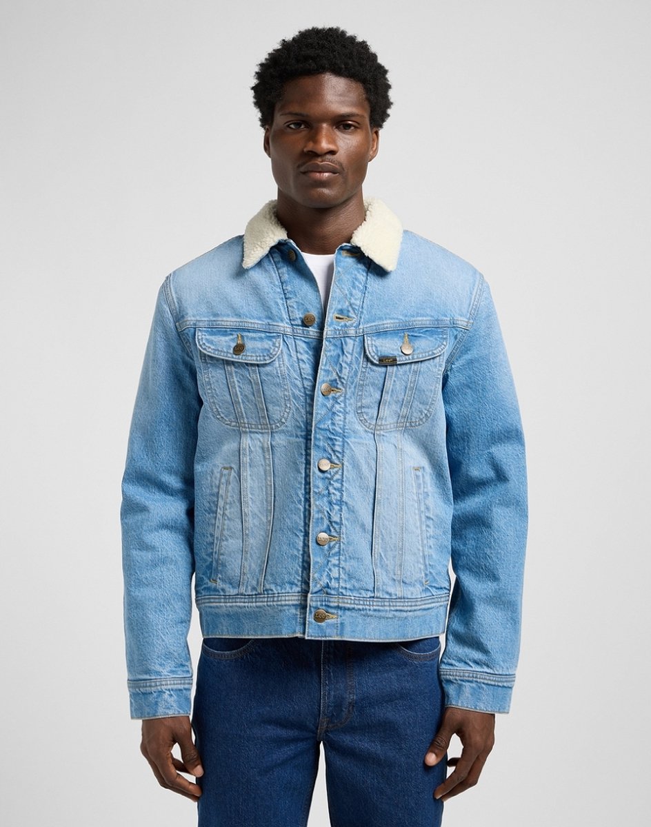 Lee SHERPA JACKET THE FRANK L Blauw