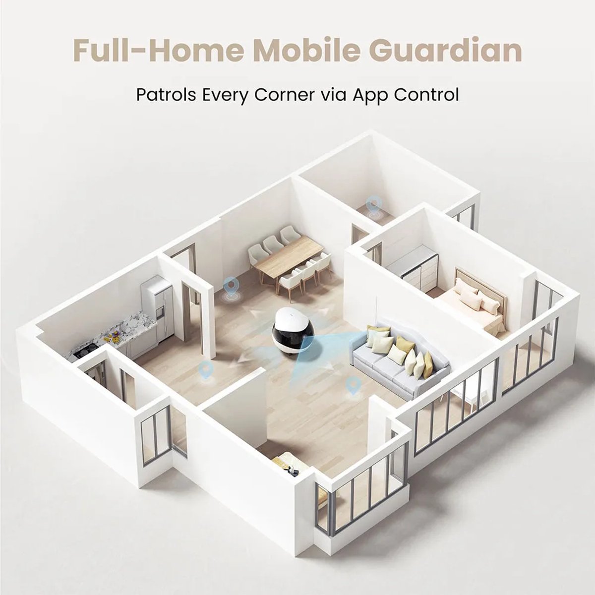 EnaBot - EBO Air 2 - Bewakingscamera - afbeelding 2