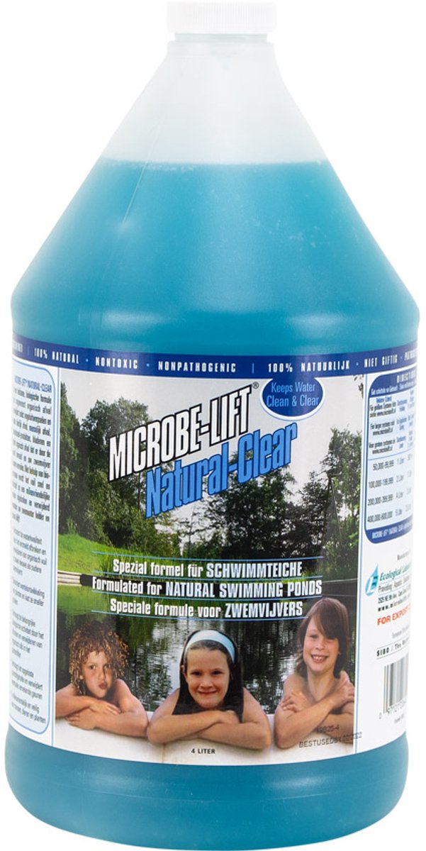 Microbe lift Natural Clear voor zwemvijvers 4L
