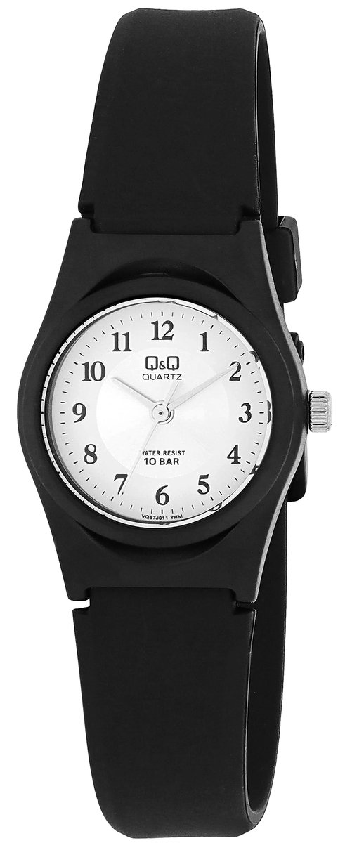 QQ Armbanduhr silberfarbig, 10 ATM