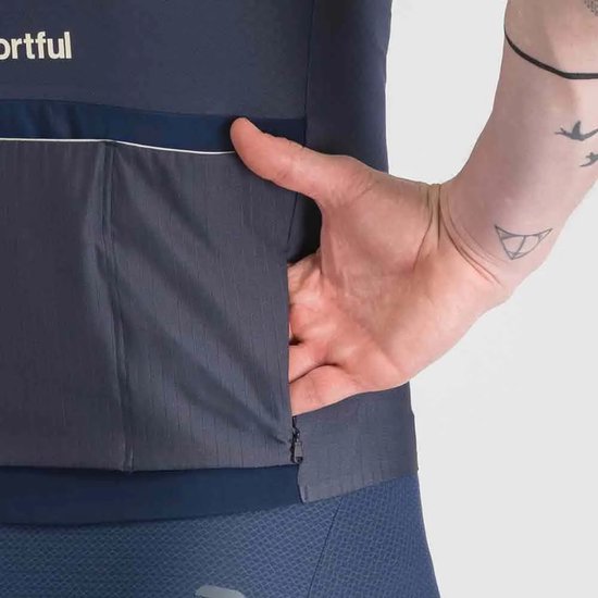 Sportful Hyperepic Korte Mouw Wielertrui Blauw XS Man van Sportful — afbeelding 4