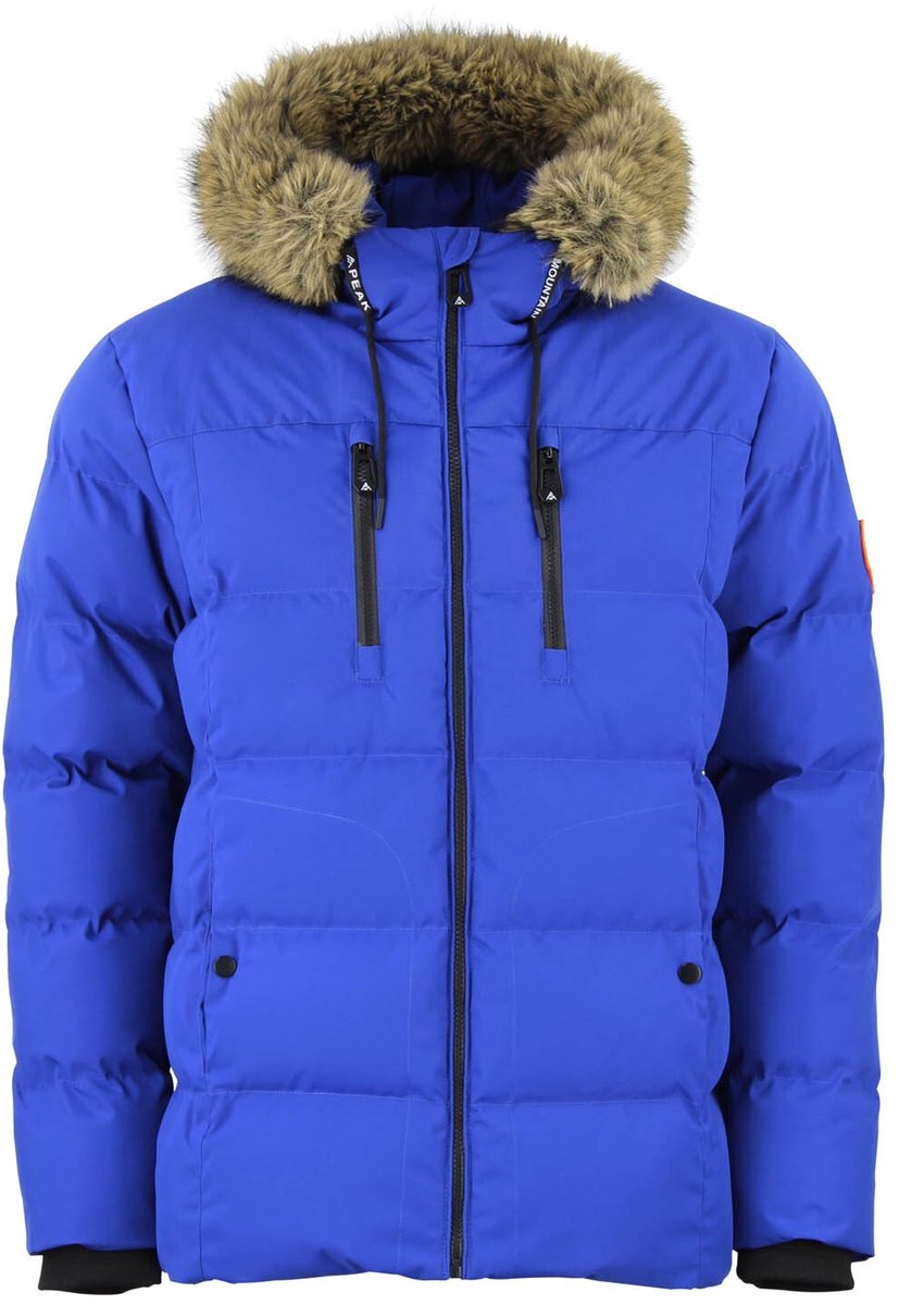 Donsjack met capuchon voor dames Peak Mountain Creme