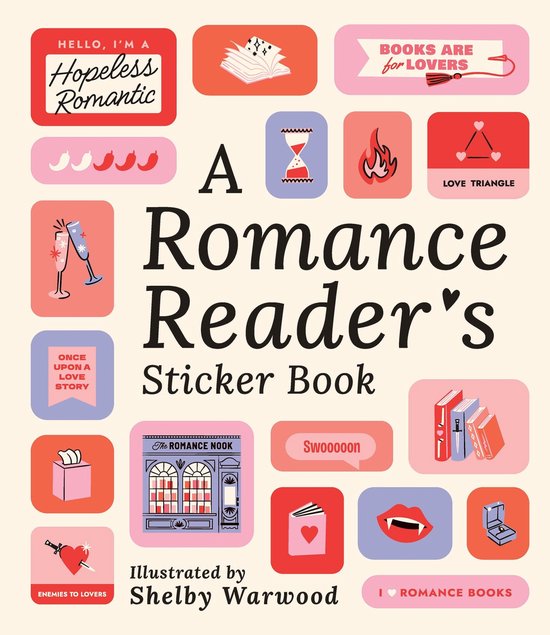 A Romance Reader's Sticker Book - cover