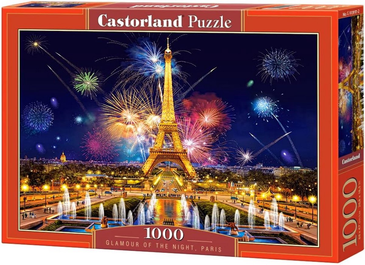 Puzzel 1000 stukjes - Glamour van de Nacht, Parijs