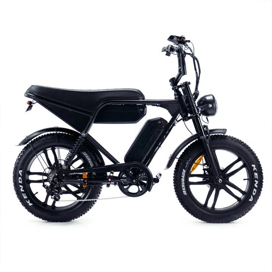 Elektrische Fatbike OUXI V8 Pro Max 20″ – 250W Motor, 120 km Actieradius, Dubbele Vering, Hydraulische Schijfremmen, 7 Versnellingen