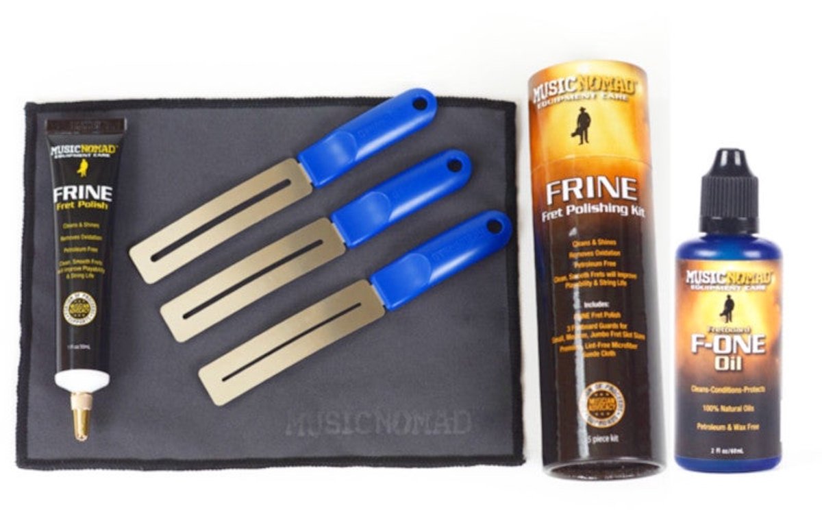 MusicNomad MN144 Total Fretboard Care Kit set onderhoudsmiddelen voor toets en frets
