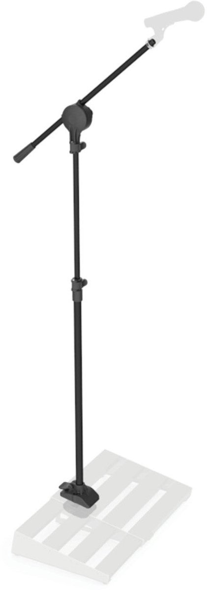 D'Addario PW-XPNDPBMS-01 XPND Pedalboard Mic Stand Verstelbare Microfoonstandaard, Zwart