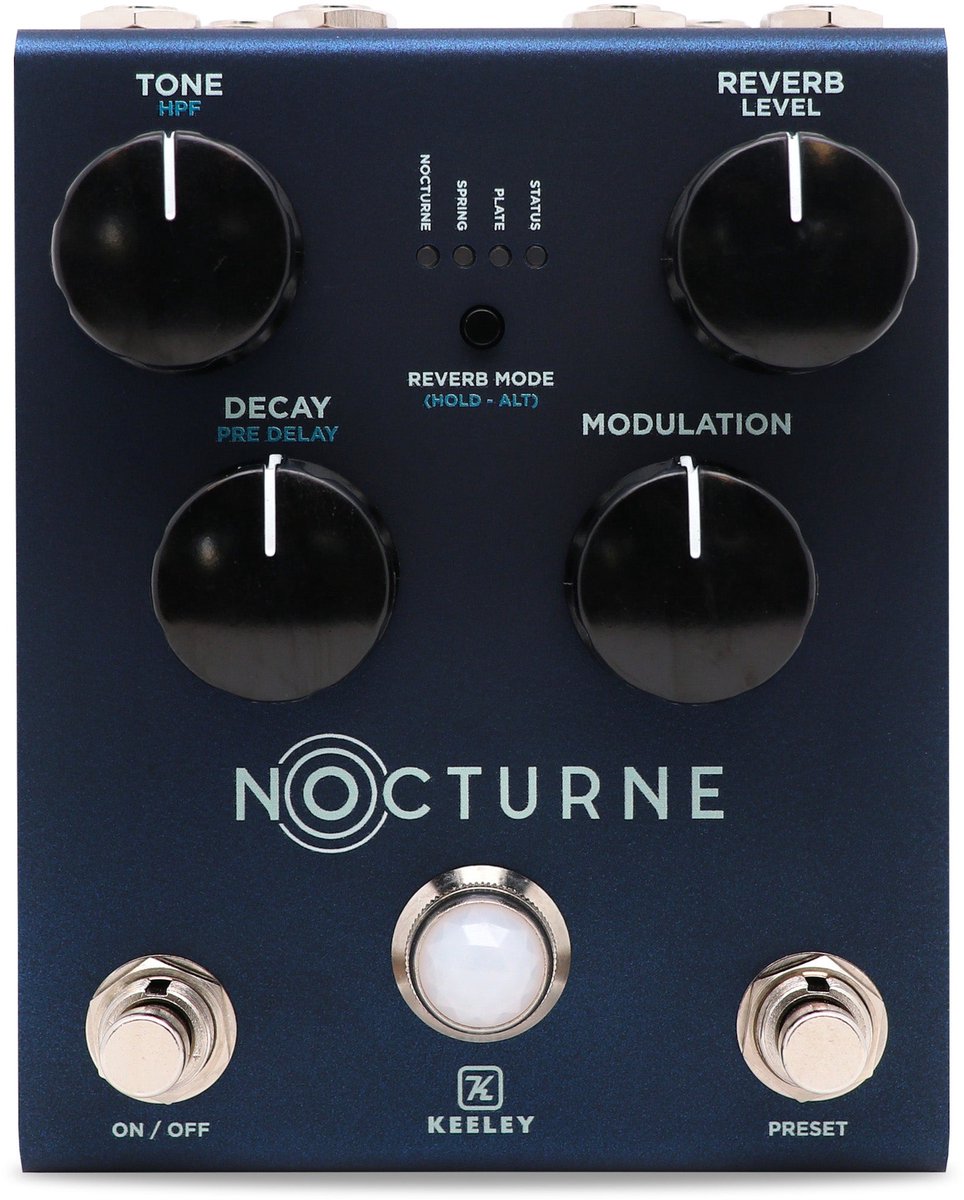 Keeley Nocturne Andy Timmons Signature reverb effectpedaal