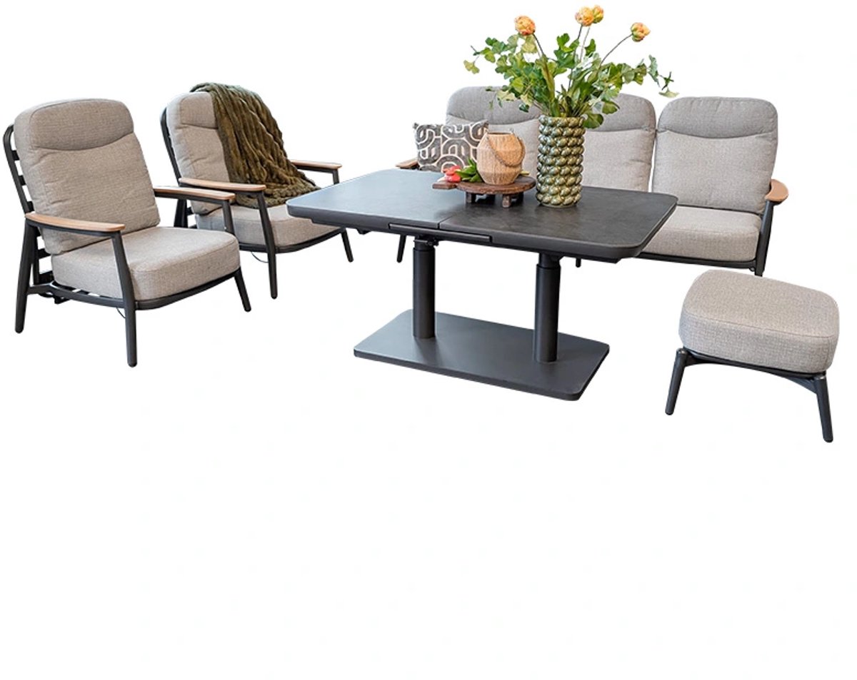 Trestino Alassio Sofa Loungeset - Antraciet