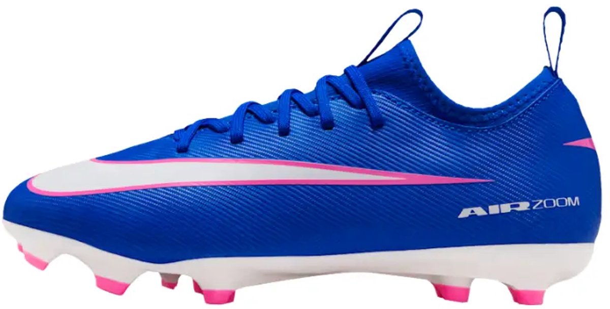 Nike zoom vapor 16 academy fg/mg in de kleur blauw.