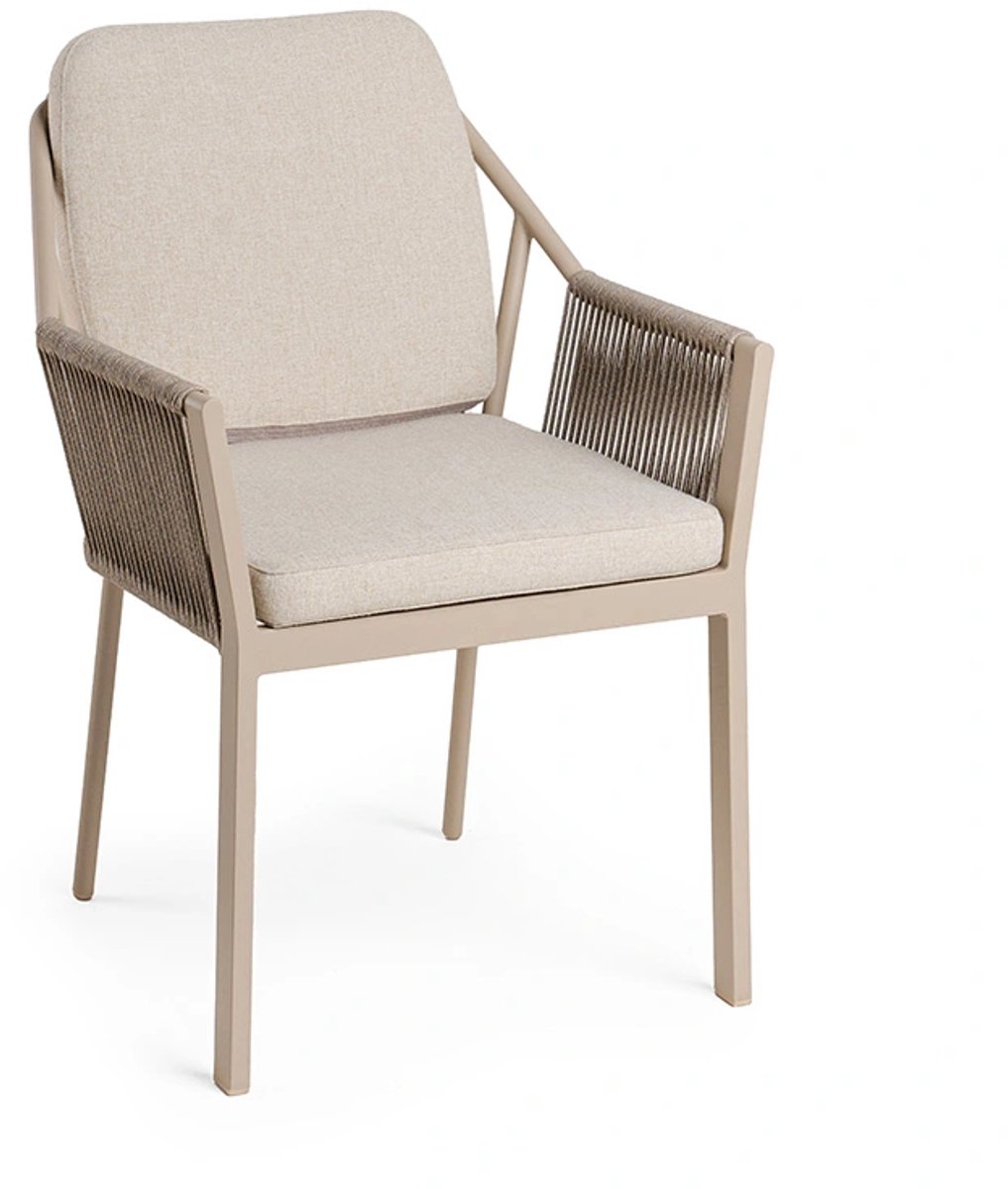 Tierra Outdoor Liv Diningstoel - Champagne