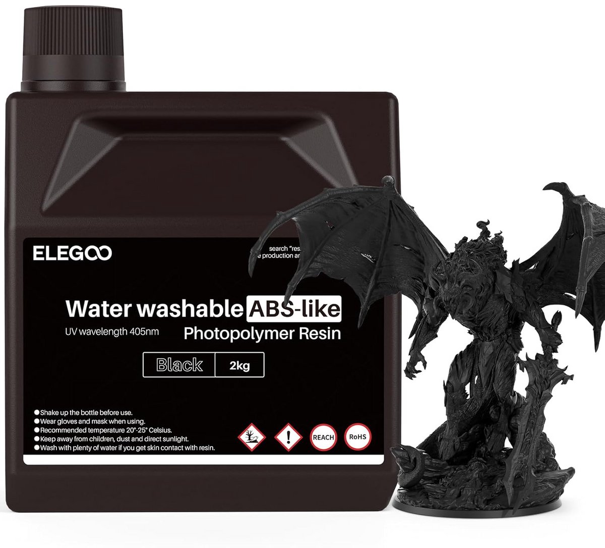 Wasbare ABS-achtige 3D-printerhars 2000g voor LCD/DLP/SLA, Hoge Sterkte en Precisie