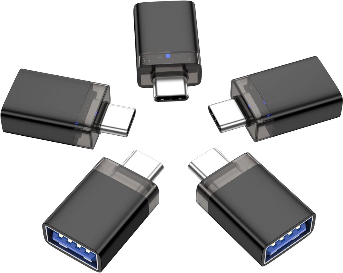 USB-A naar USB-C Adapter: Converter voor Opladen en Dataoverdracht