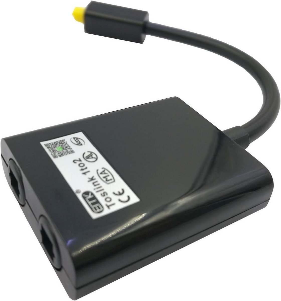 Digitale Optische Audio Splitter 1 in 2 Uit voor Home Audio Systemen