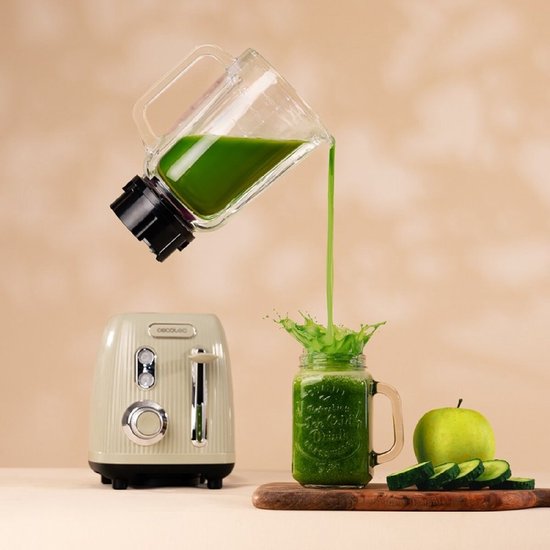 Mixer Cecotec Power Black Titanium RetroGreen Groen van Cecotec — afbeelding 4
