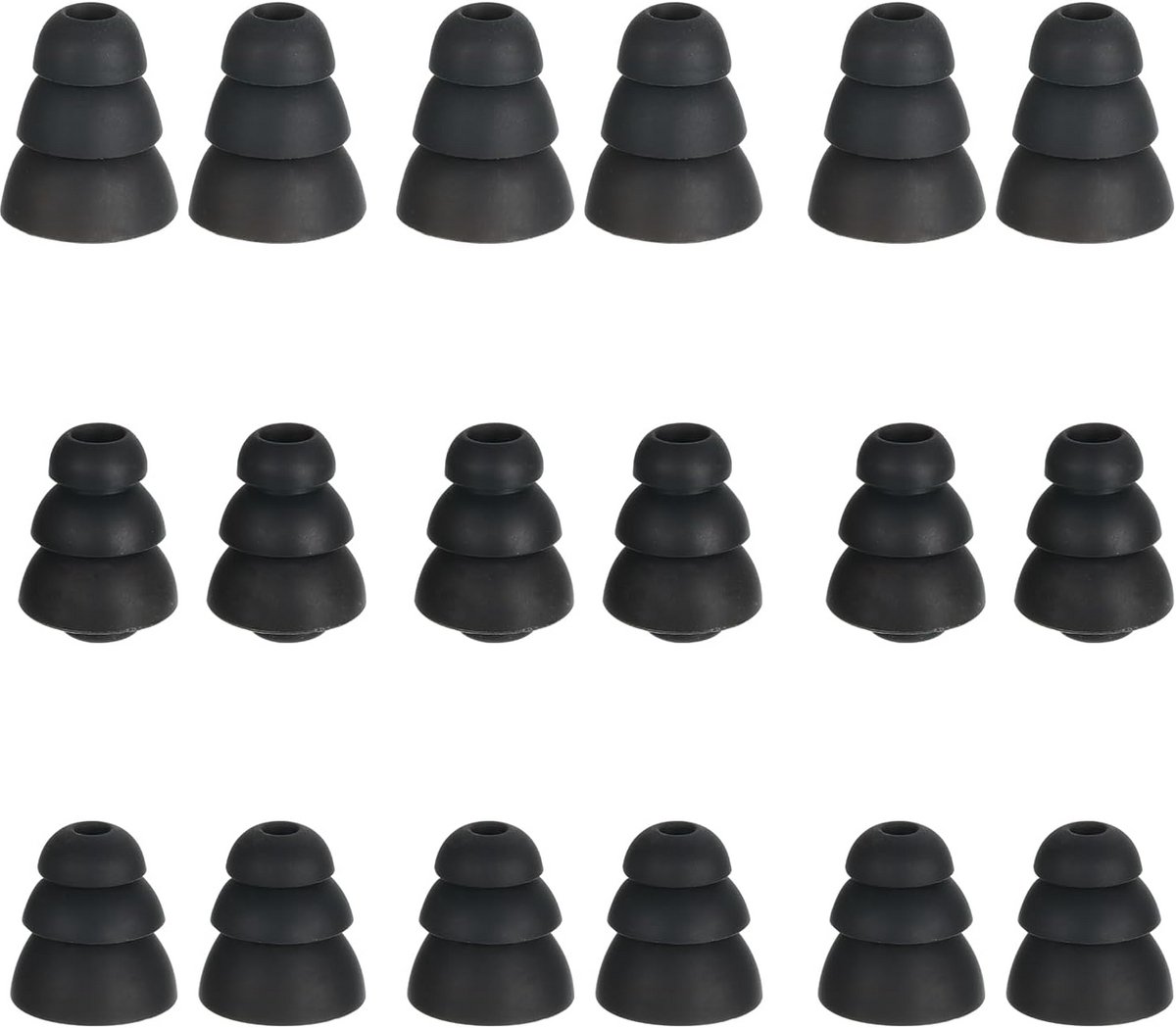 Siliconen drieflens oordopjes voor in-ear hoofdtelefoons (4-5 mm)