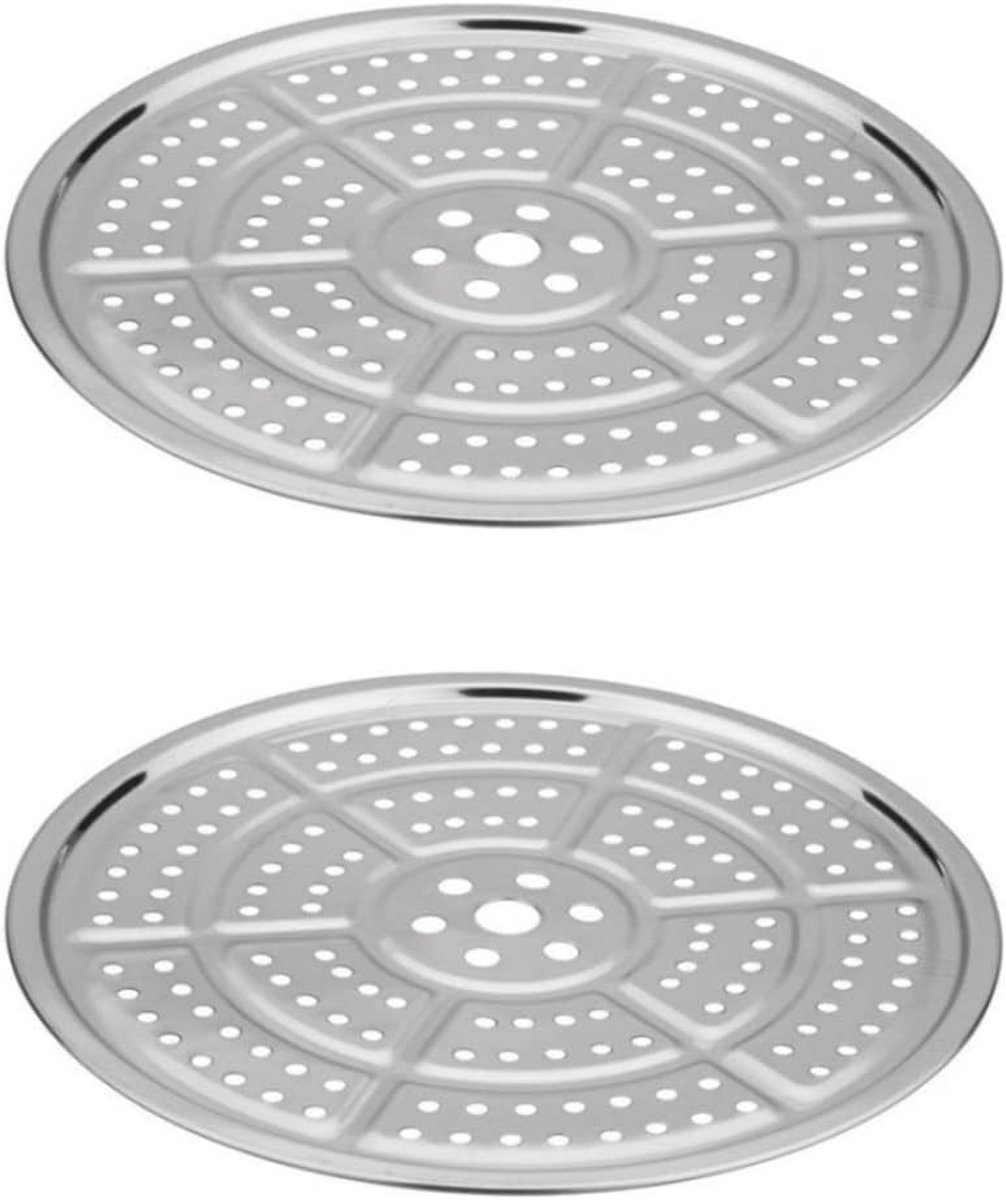 RVS Inlegrek & Stoomrek voor Snelkookpan en Sterilisator - 2 Stuks 28 cm