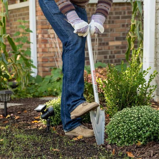 90 cm Carbon Staal Scherpe Schop voor Wortels en Grond — afbeelding 2