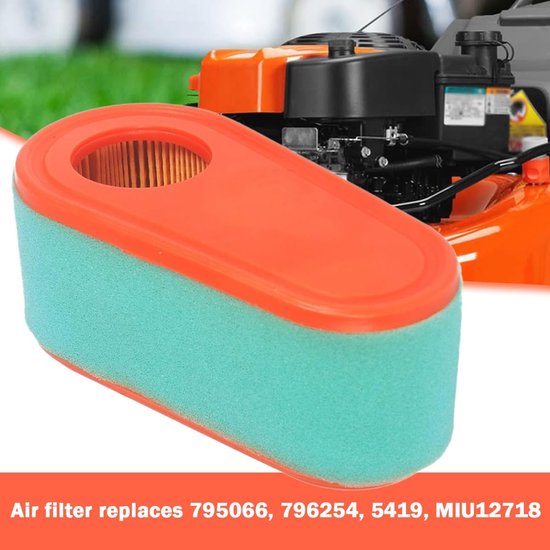 2 stuks Luchtfilter - geschikt voor Briggs & Stratton DOV 700 grasmaaiermotor - Vervangt #790388 792038 - met voorfilter van Merkloos	 — afbeelding 2