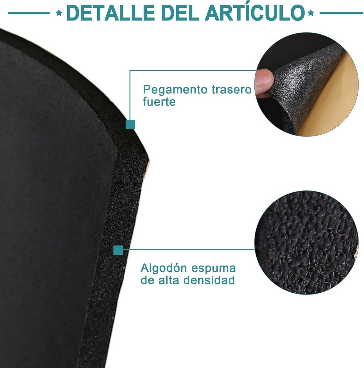 Geluidsisolatie en Warmte-isolatie Schuim 5mm - 100x100cm voor Auto en Motorruimte
