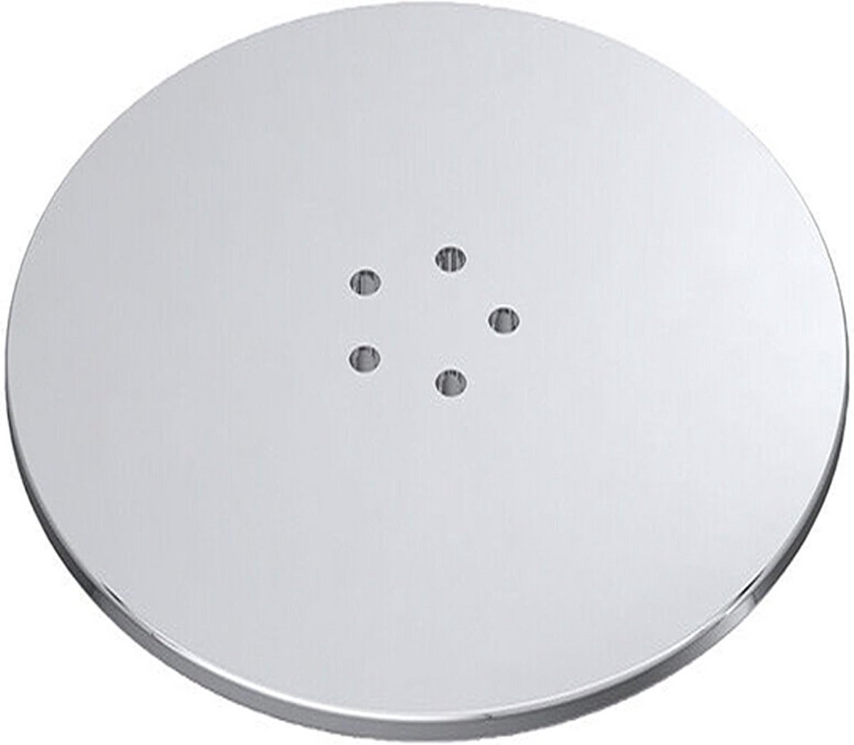 Luxe Afdekplaat 110mm voor Doucheputje met 90mm Rand - Glans Chroom