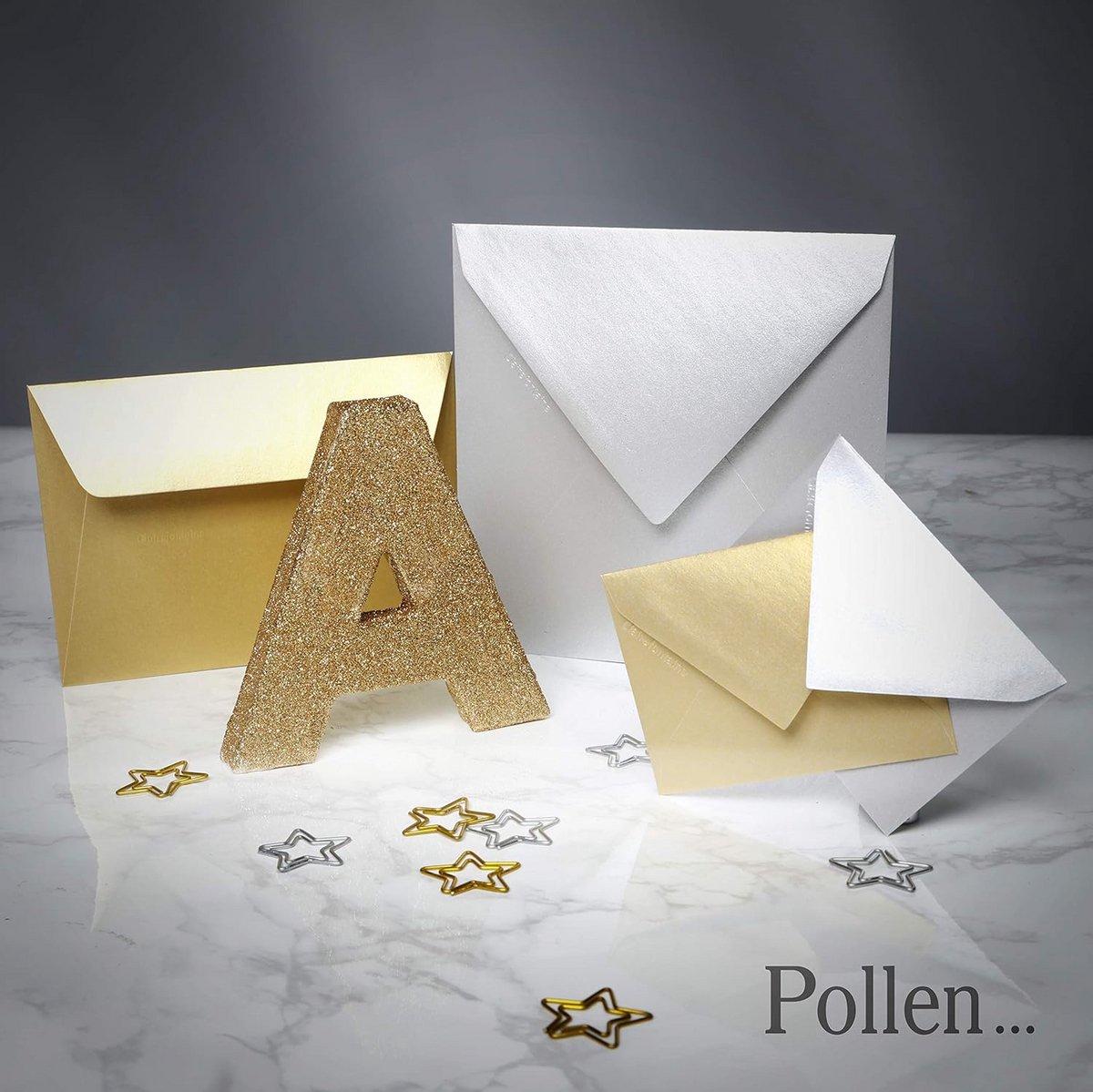 200 Gouden Enveloppen C6 (114 x 162 mm) Zelfklevend Luxe Papier