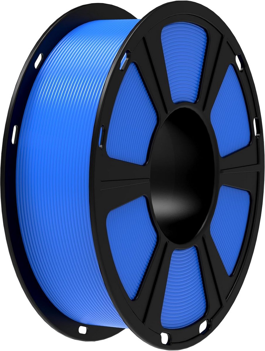 Glanzend 1,75 mm PLA Filament 1kg voor 3D-printer - Blauwe Kleur