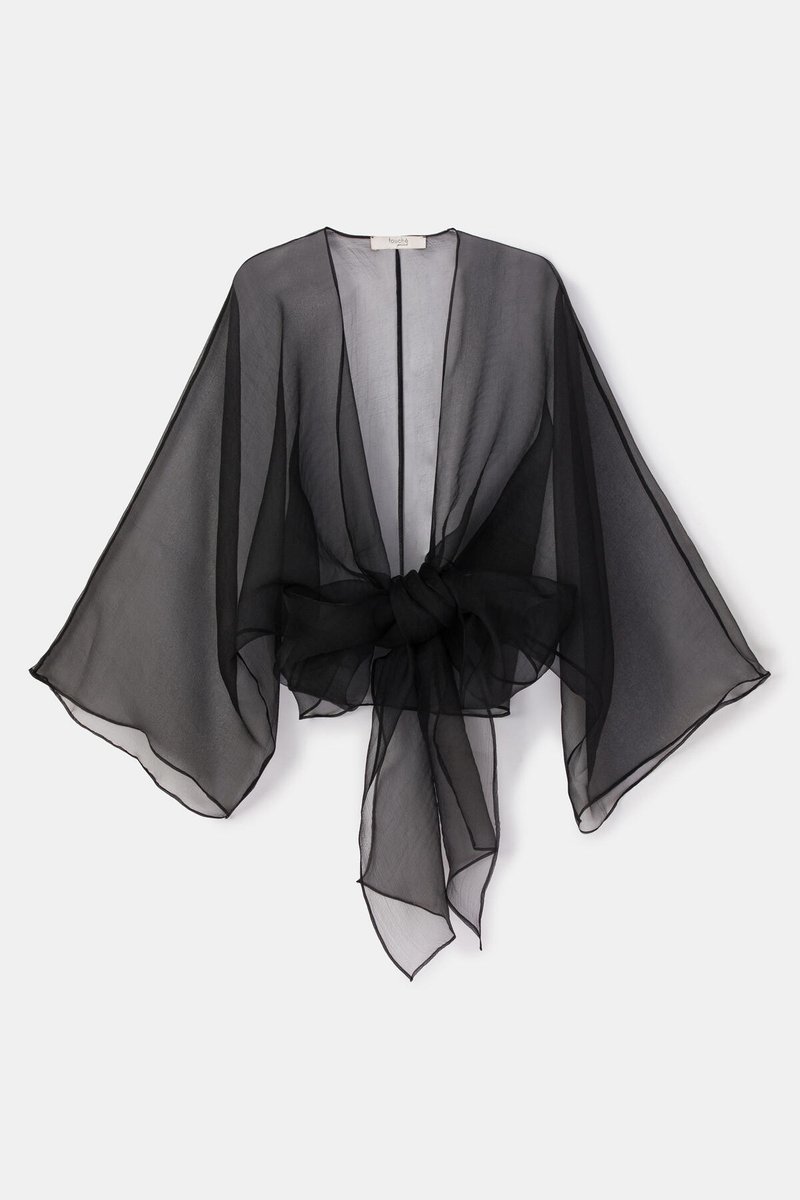 Touché Privé - Organza jasje - Zwart - Dames