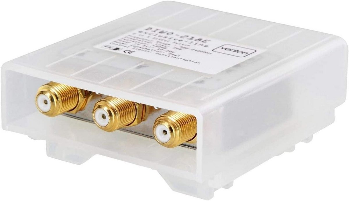 DiSEqC 2/1 Satellietschakelaar voor 1 Ontvanger en 2 Satellieten