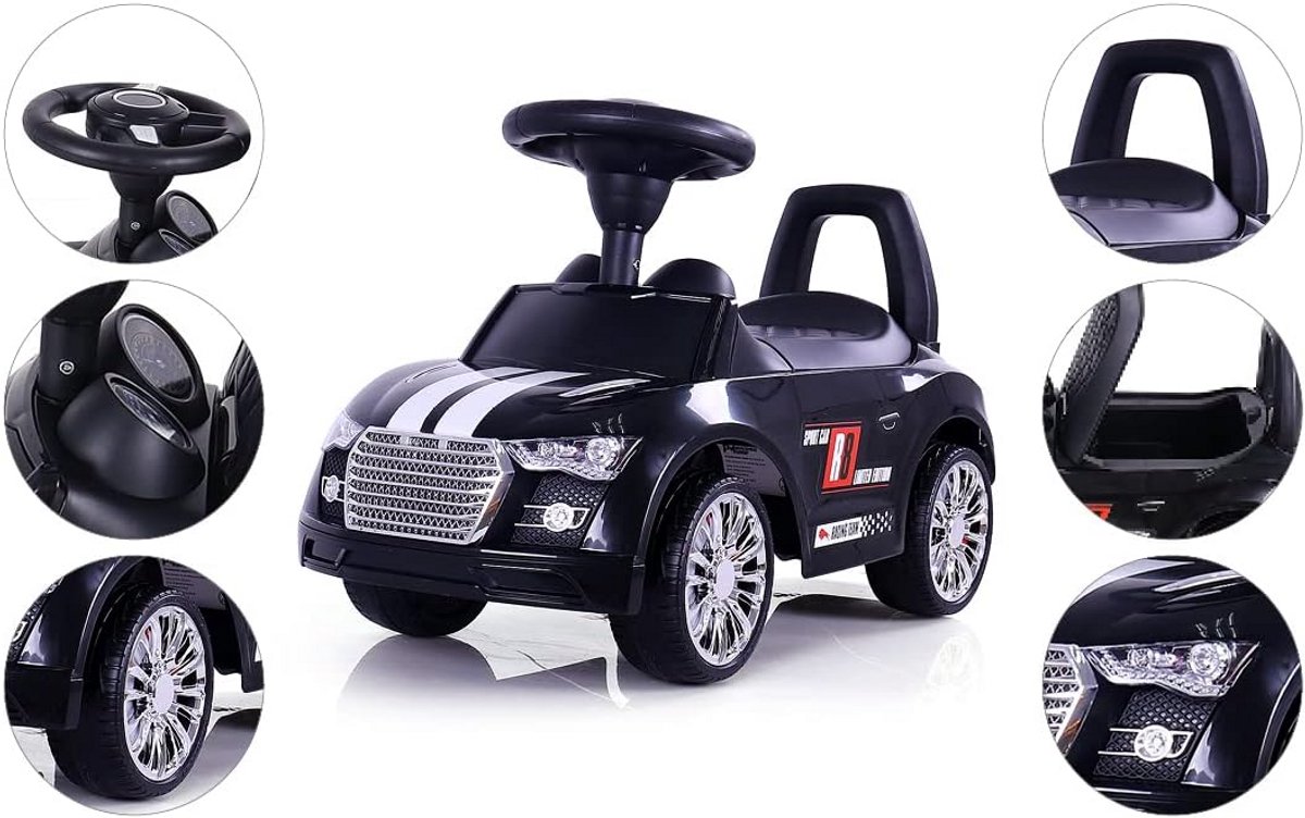 Loopauto met Interactief Stuurwiel voor Kinderen vanaf 12 Maanden