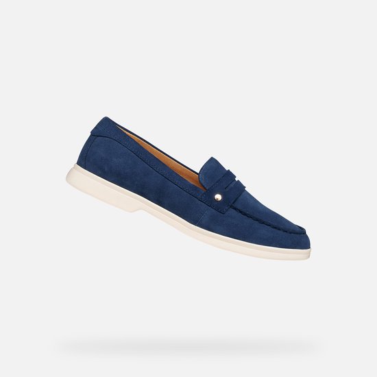 Geox Women D Palmaria CLoafer Flat, Lt Sand