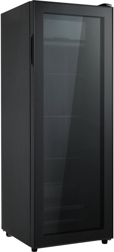 Zwarte Zubaliya Mini Koelkast 128L met 8L Vriesvak, Stil, Energiezuinig, Verstelbare Planken, Vrijstaand
