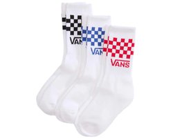 Vans Classic Check Crewsokken 3 Eenheden Wit EU 31-34 Jongens,Meisjes