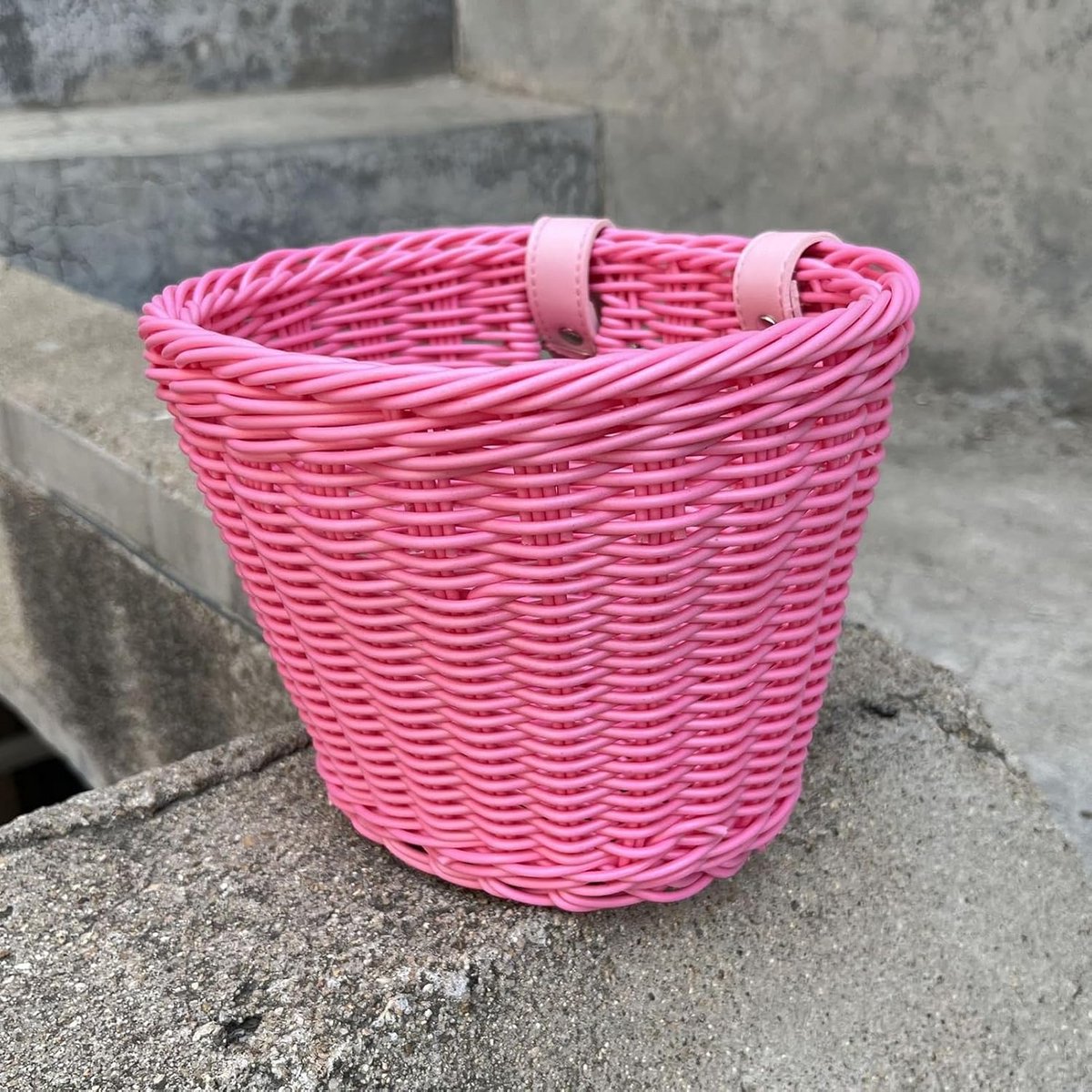 Handwoven Fietsmand voor Kinderen - Stuurmand voor Jongens en Meisjes - Waterafstotend Draagmandje voor Fietsen, Wandelen en Picknicken