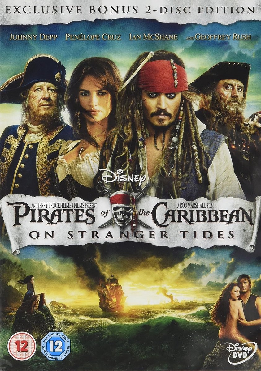 Piraten 4 Bioscoopfilm op DVD met Speciale Bonus Disc