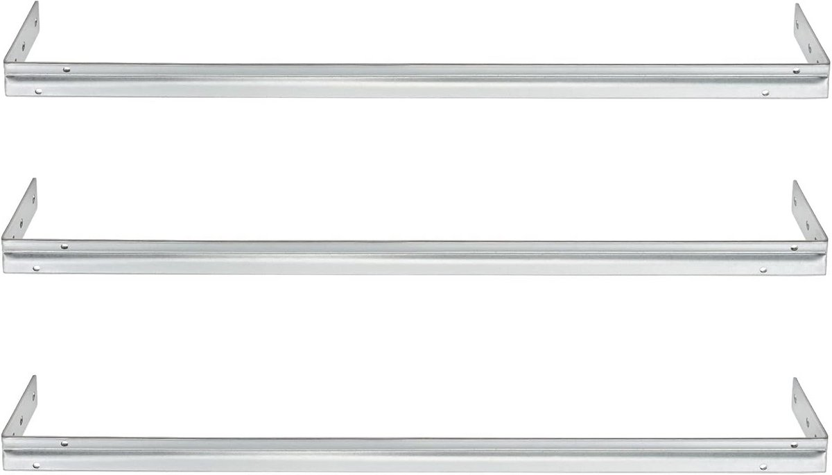 3x Stalen Stabilisatiebeugel voor 60 cm Keukenkast Onderbouw - Versteviging Werkblad Spoel