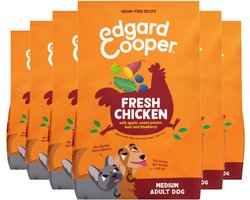Edgard & Cooper Hondenvoer Droog Kip Medium - 6 x 1 kg - Voordeelverpakking