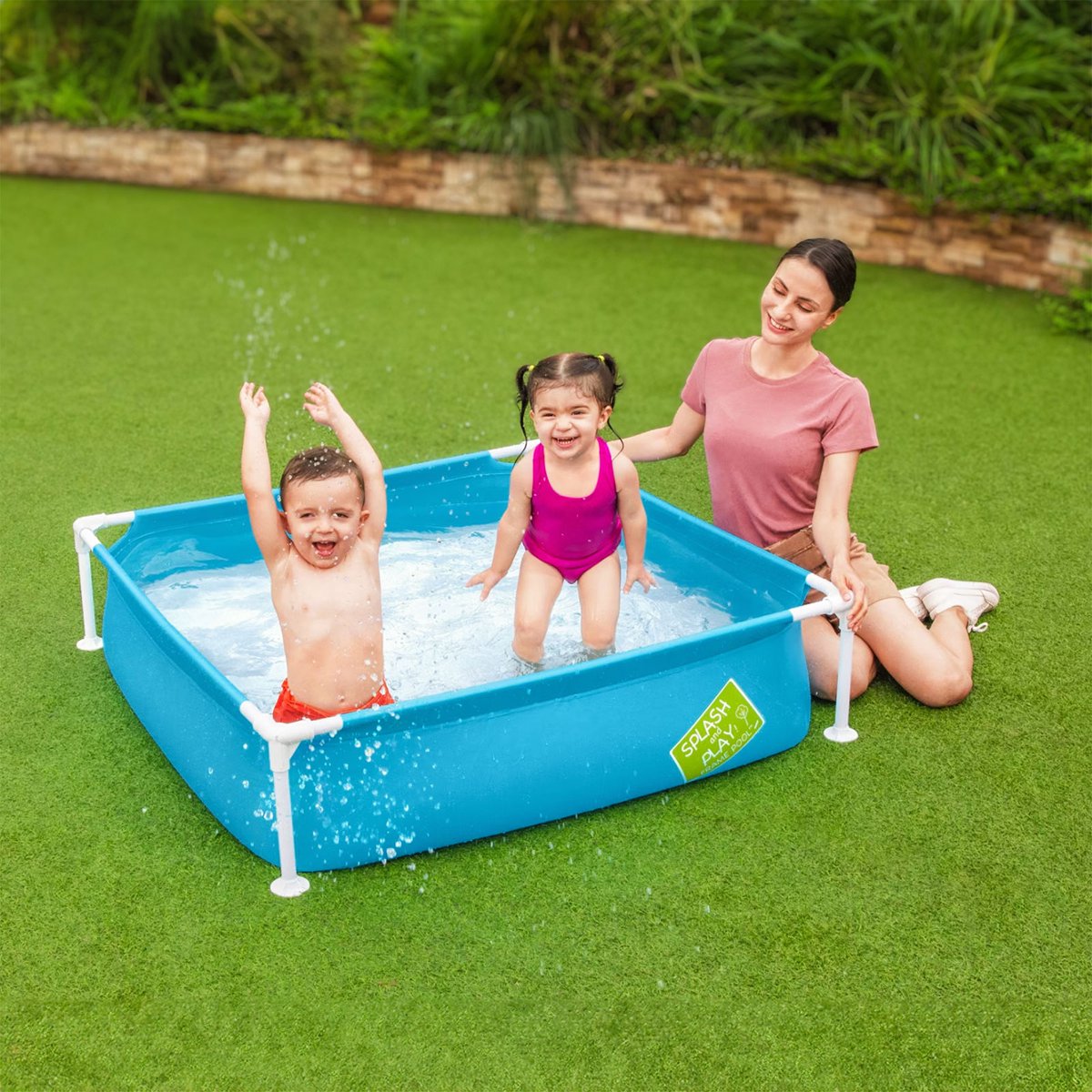 Bestway My first frame zwembad vierkant 122 cm — afbeelding 18