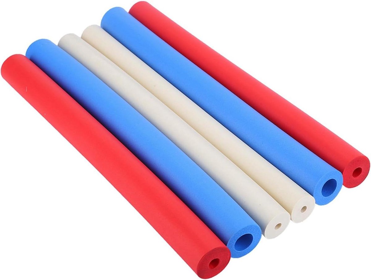 Schuimrubber slang 6-pack 30,5 cm buis greephulp - Adaptieve gebruiksvoorwerpen ouderen gehandicapten