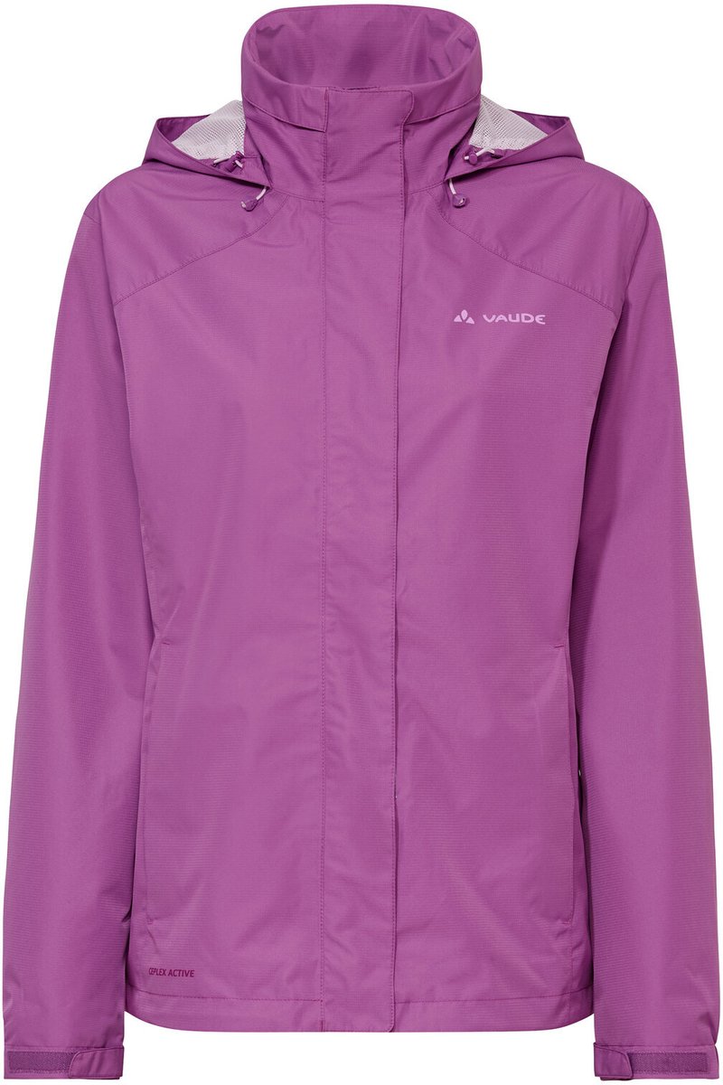 VAUDE Escape Bike Light Jacket, Hardshell Jas, Dames Bike-Sports Jassen, Waterdicht, Winddicht, Hardshell, Capuchon, Regular Fit