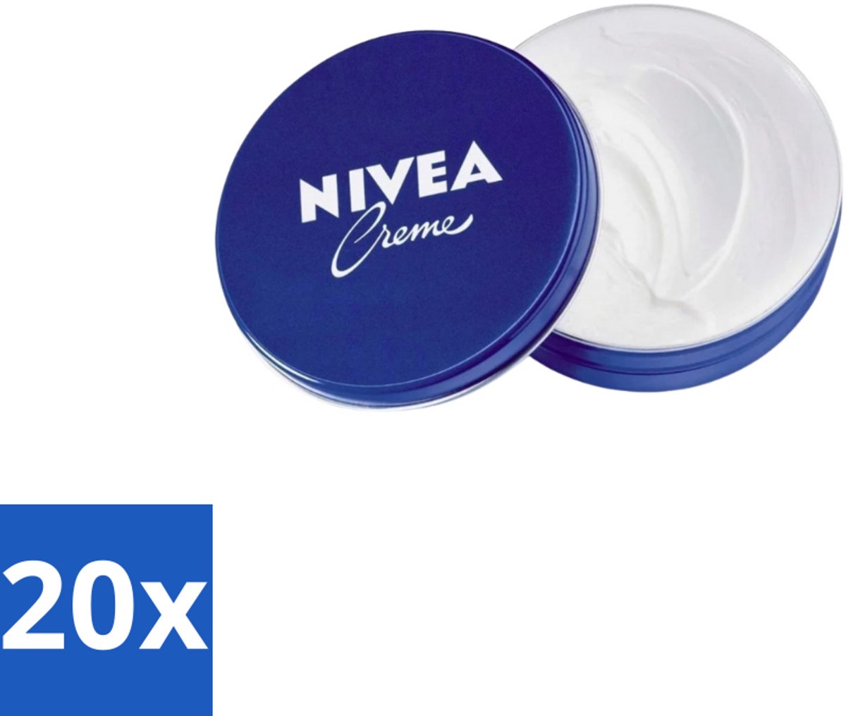NIVEA Crème Blik 150 ml - Bulkverpakking - 20 stuks