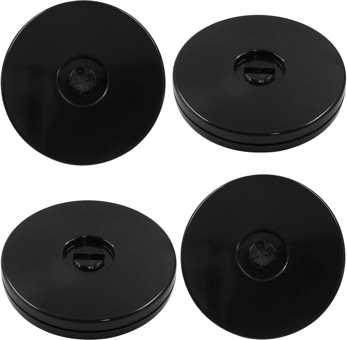 4x Draaibare Plateaus 75mm - Mini Lazy Susan Draaitafel voor Keuken, Bureaublad & Opslag