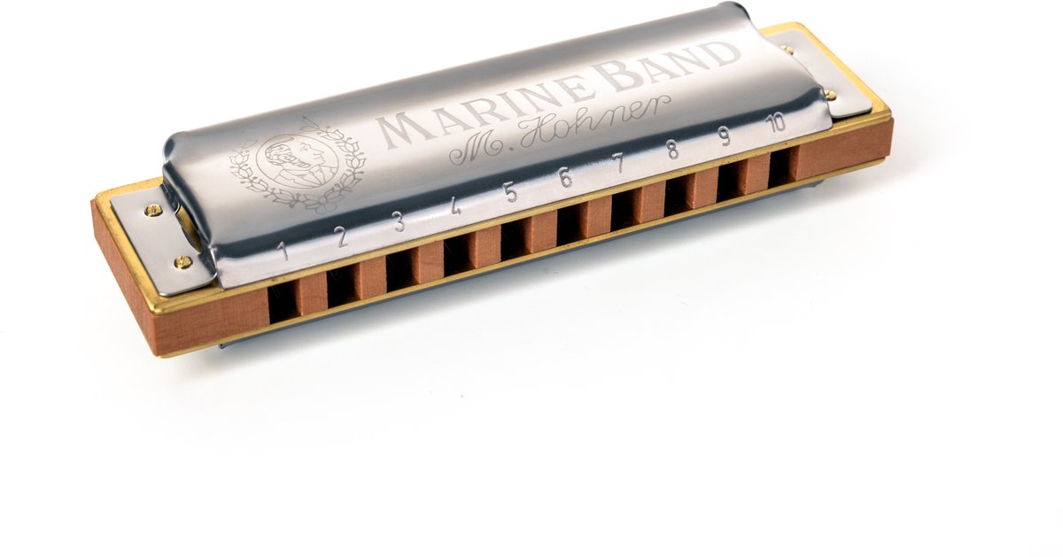HOHNER mondharmonica, Marine Band 1896 Classic, G, kleine, milieuvriendelijke verpakking