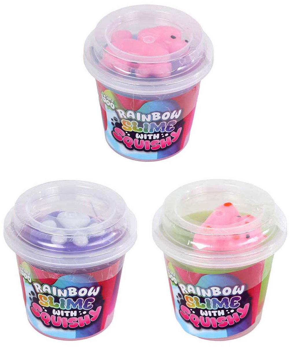 Super Goo Regenboog Putty met Squishy - 90gr.
