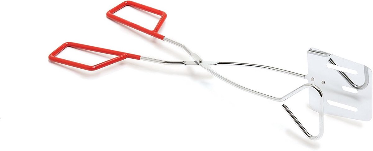BBQ Spatels en Tang Set 2-in-1 - Verchroomd Roestvrij Staal - Keukengerei