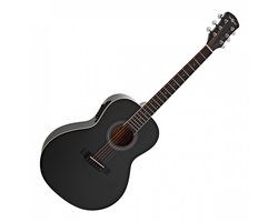 Parlour Elektro-akoestische Gitaar van Gear4music, Zwart