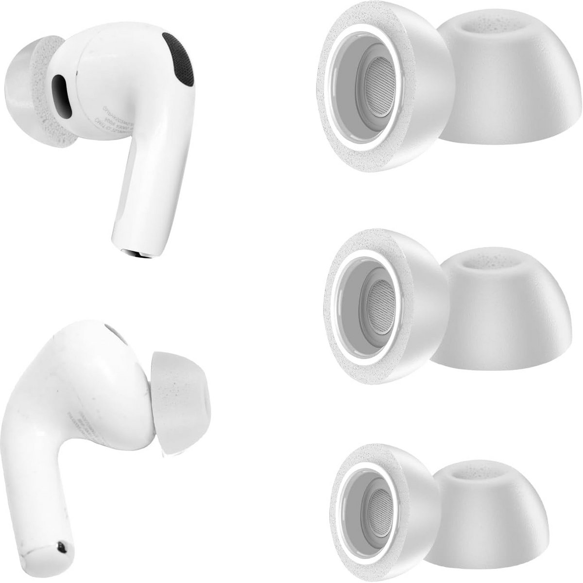 Traagschuim Oordopjes Vervanging voor AirPods Pro 3e Generatie - Antislip & Comfortabel